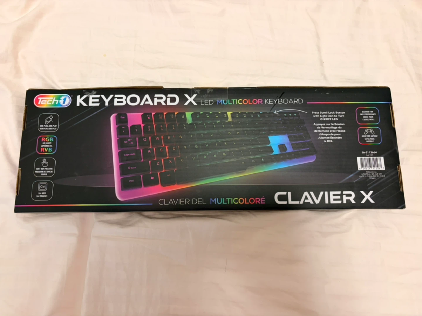Tech-1 Keyboard X LED Multicolor Keyboard