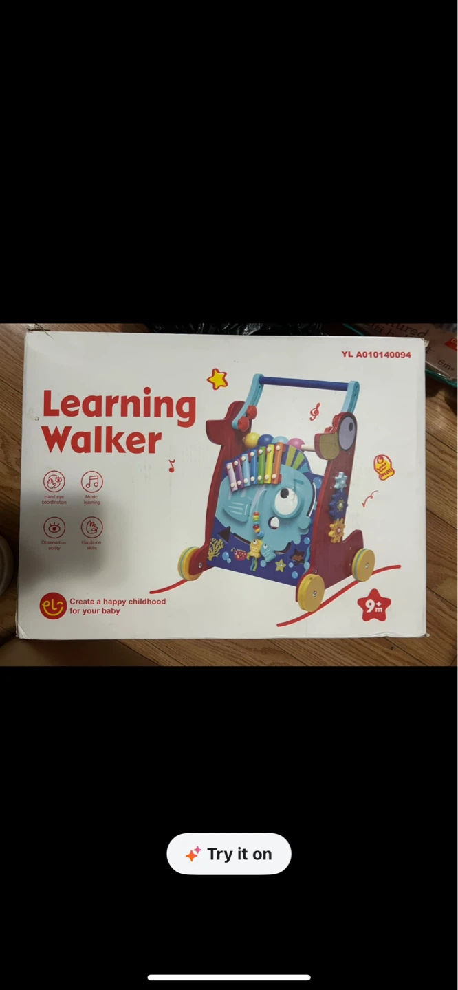Brand New Wooden Learning Walker with Activity Center - photo 4