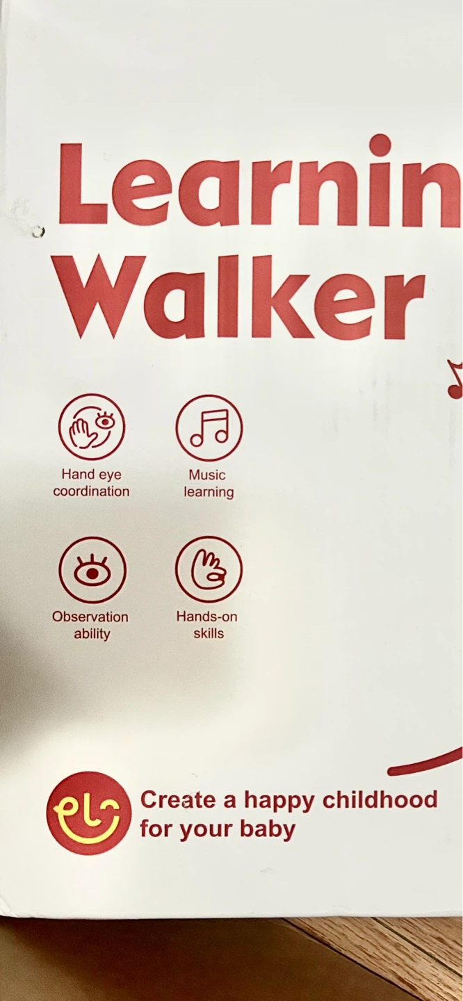 Brand New Wooden Learning Walker with Activity Center - photo 2