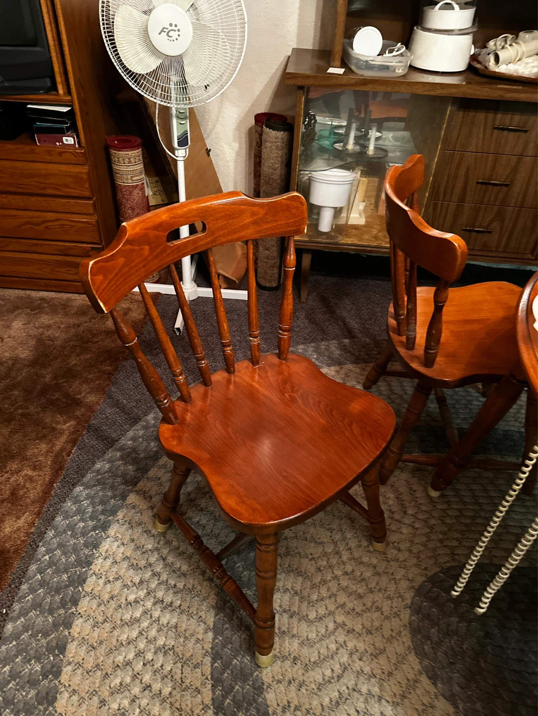 Wooden Dining Table and Chairs Set