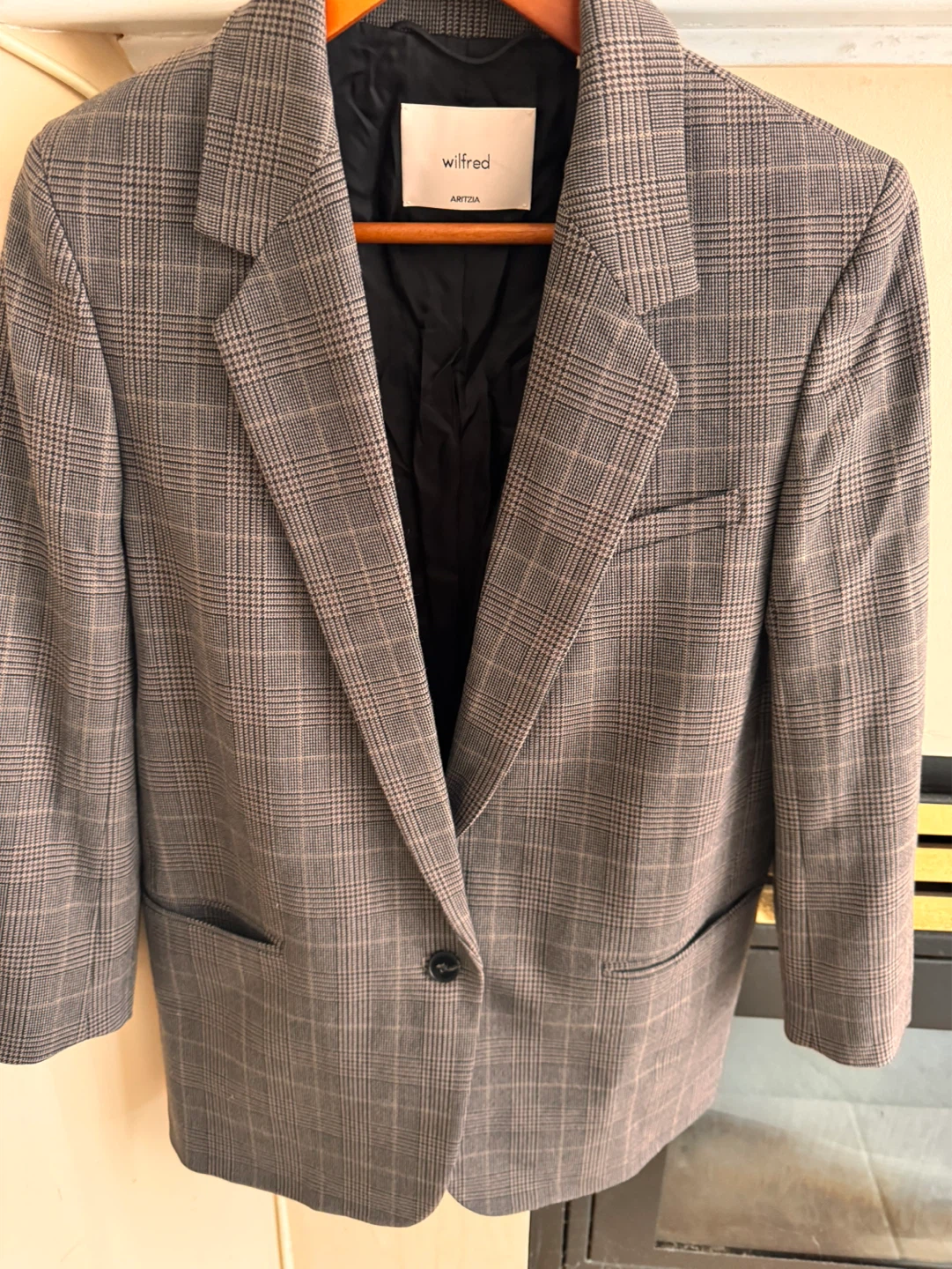 Wilfred Plaid Blazer