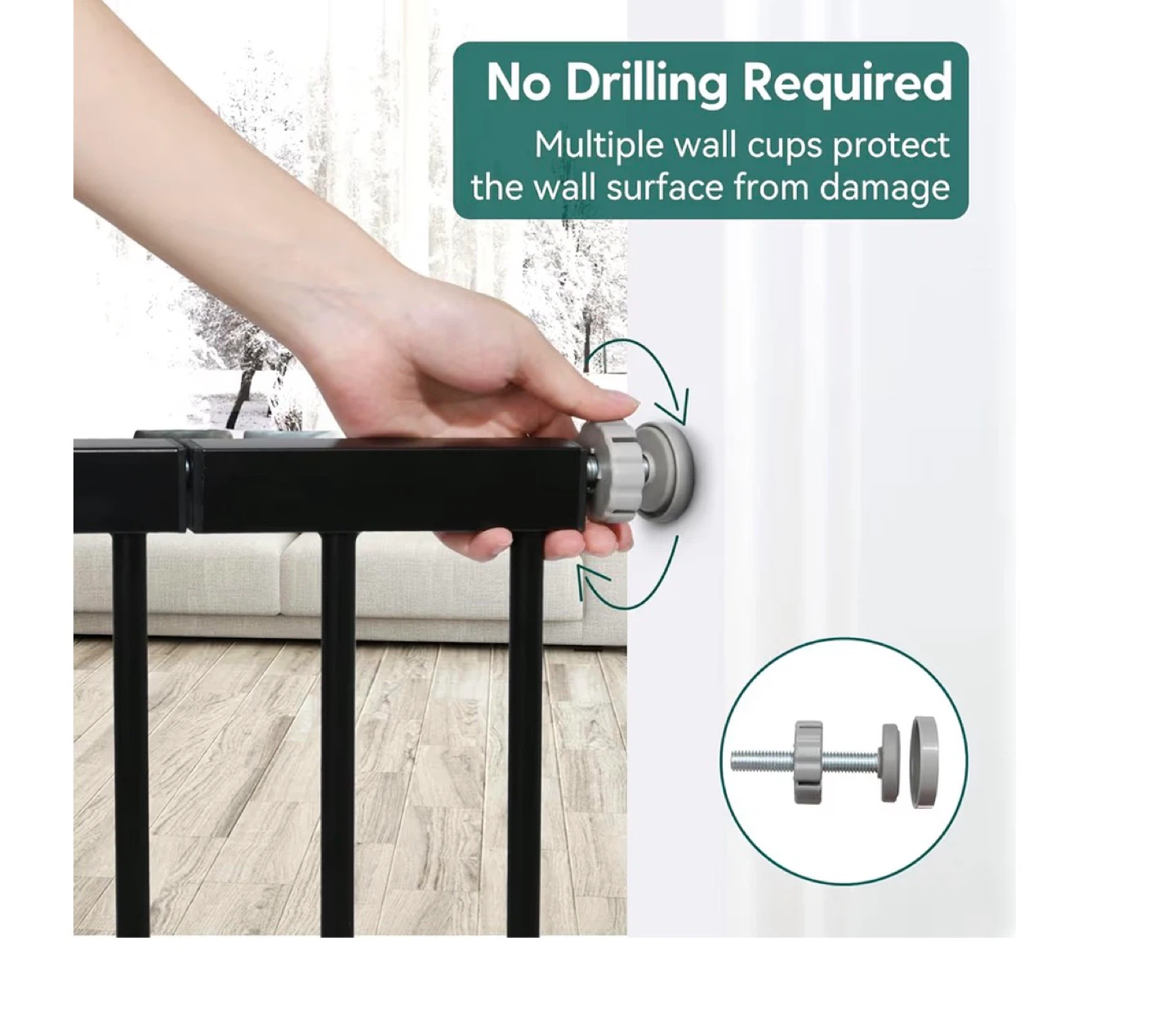 Babelio Black Safety Gate 29-48in - photo 4