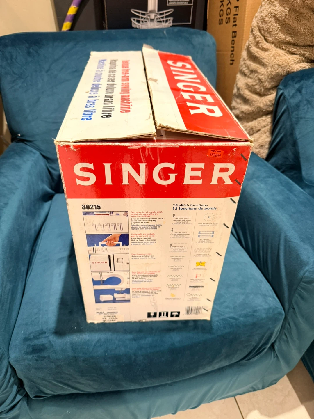 Singer 30215 Deluxe Free-Arm Sewing Machine - photo 2