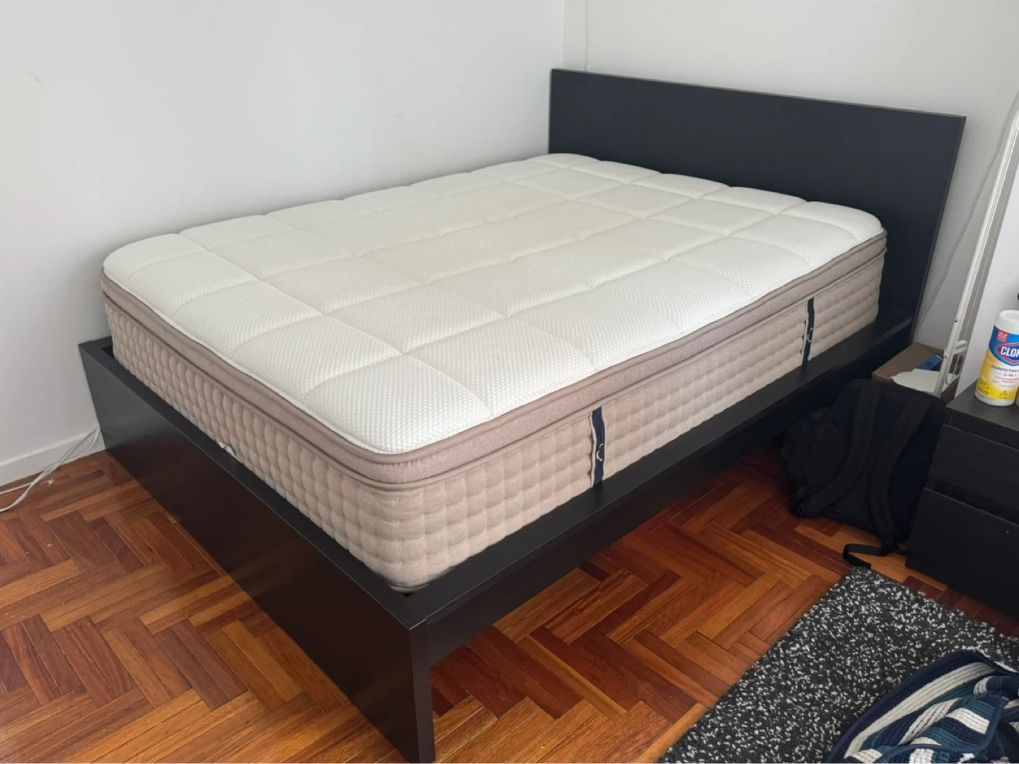 IKEA Malm Bed Frame - Queen - Dark Brown Veneer