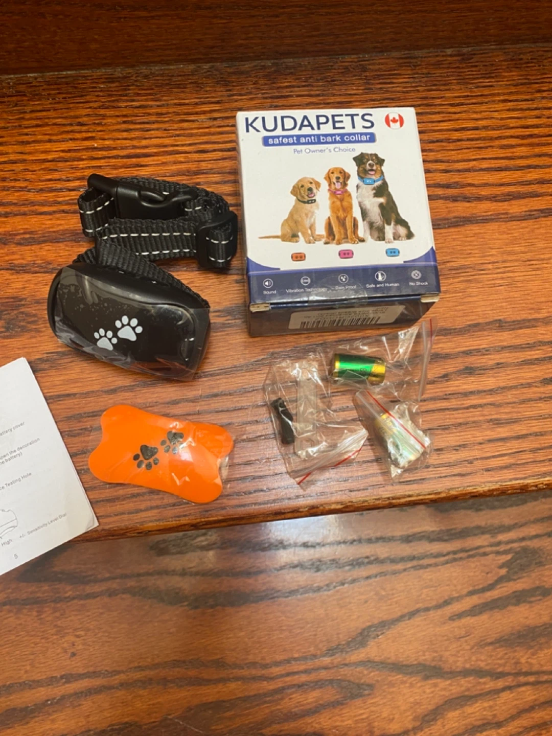 KUDAPETS Advanced 2in1 Anti Bark Collar for Large Breed Dogs - photo 2