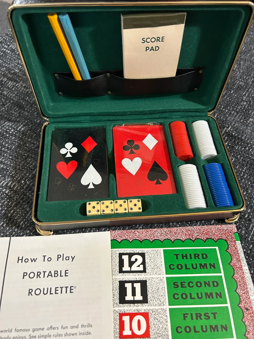 Portable Roulette Game Set