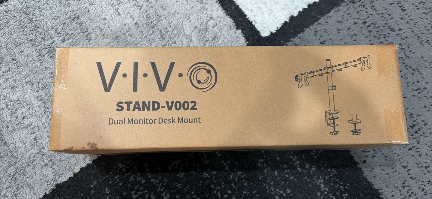 VIVO STAND-V002 Dual Monitor Desk Mount - photo 2