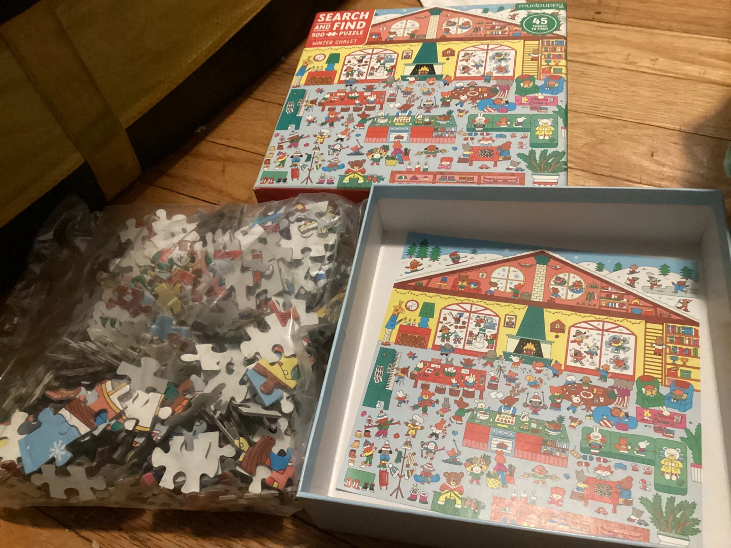 Mudpuppy Search and Find 500 Piece Puzzle - Winter Chalet - photo 2