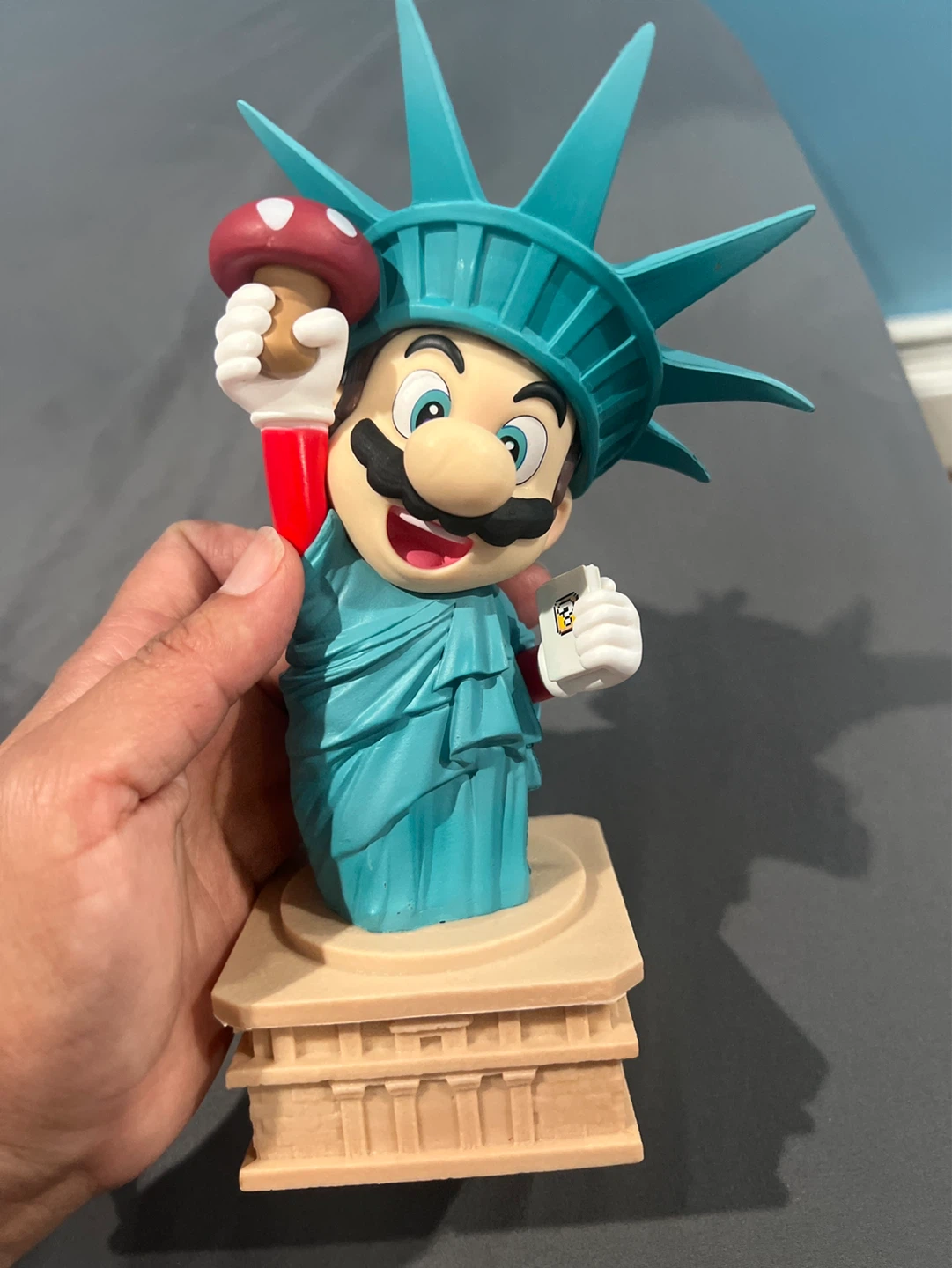 Nintendo Super Mario Statue of Liberty Figurine