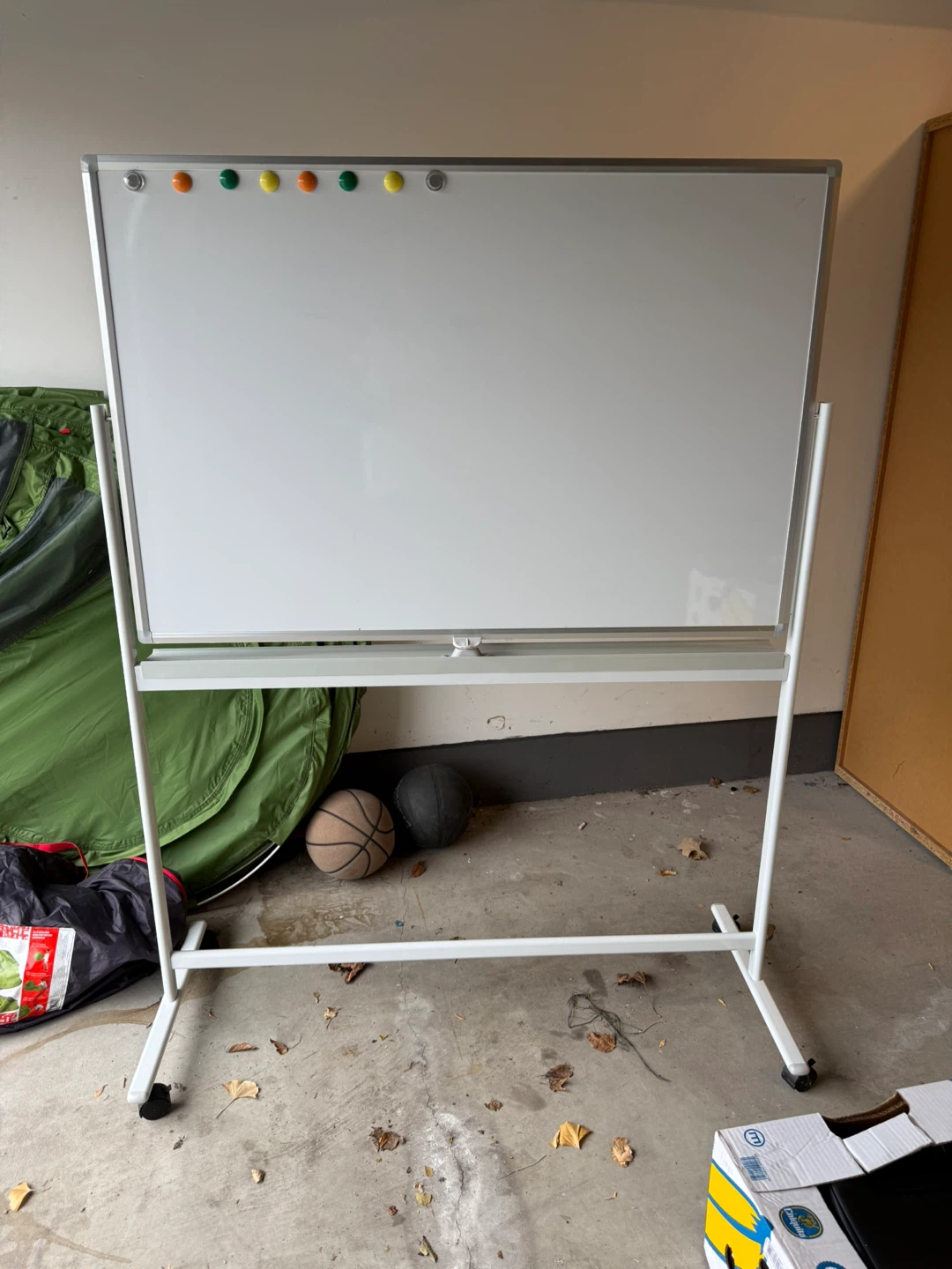 48x36 inch Double-Sided Whiteboard on Wheels