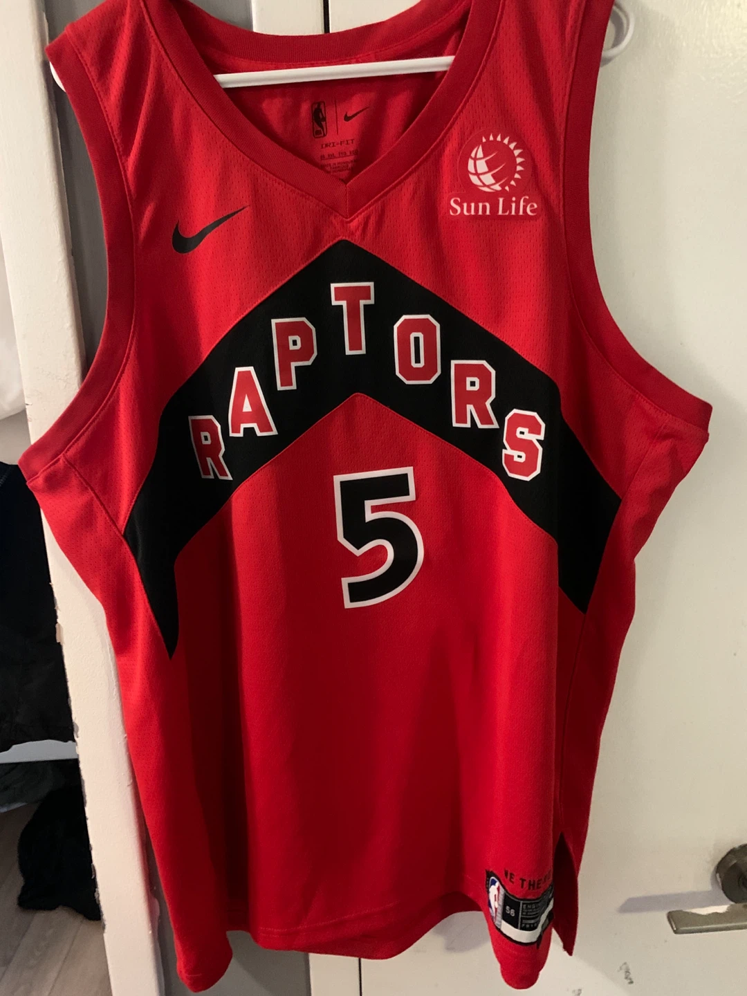 NBA Toronto Raptors Quickley #5 Jersey - photo 2