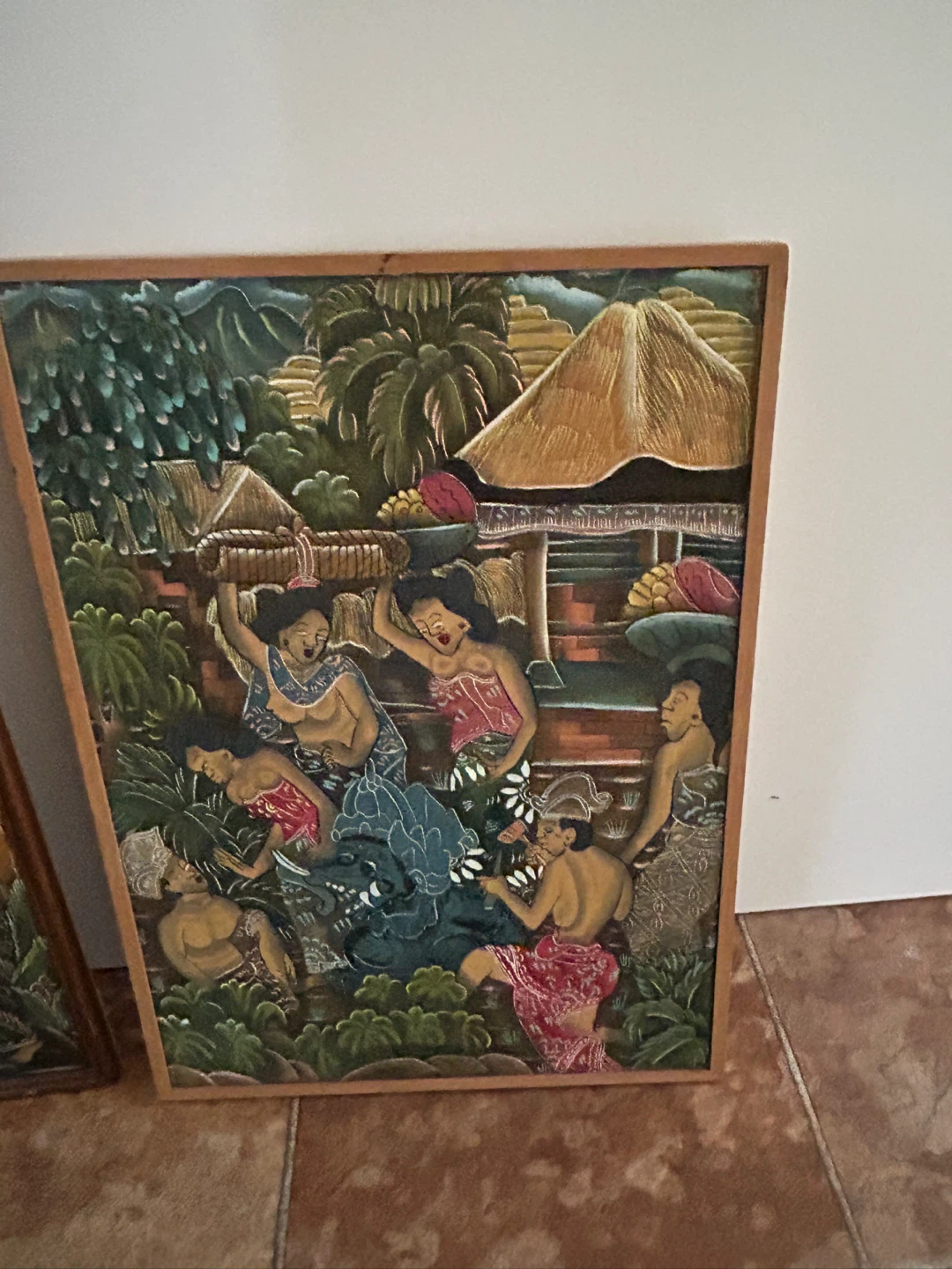 Set of 4 Carved Wood Wall Art Panels - photo 4