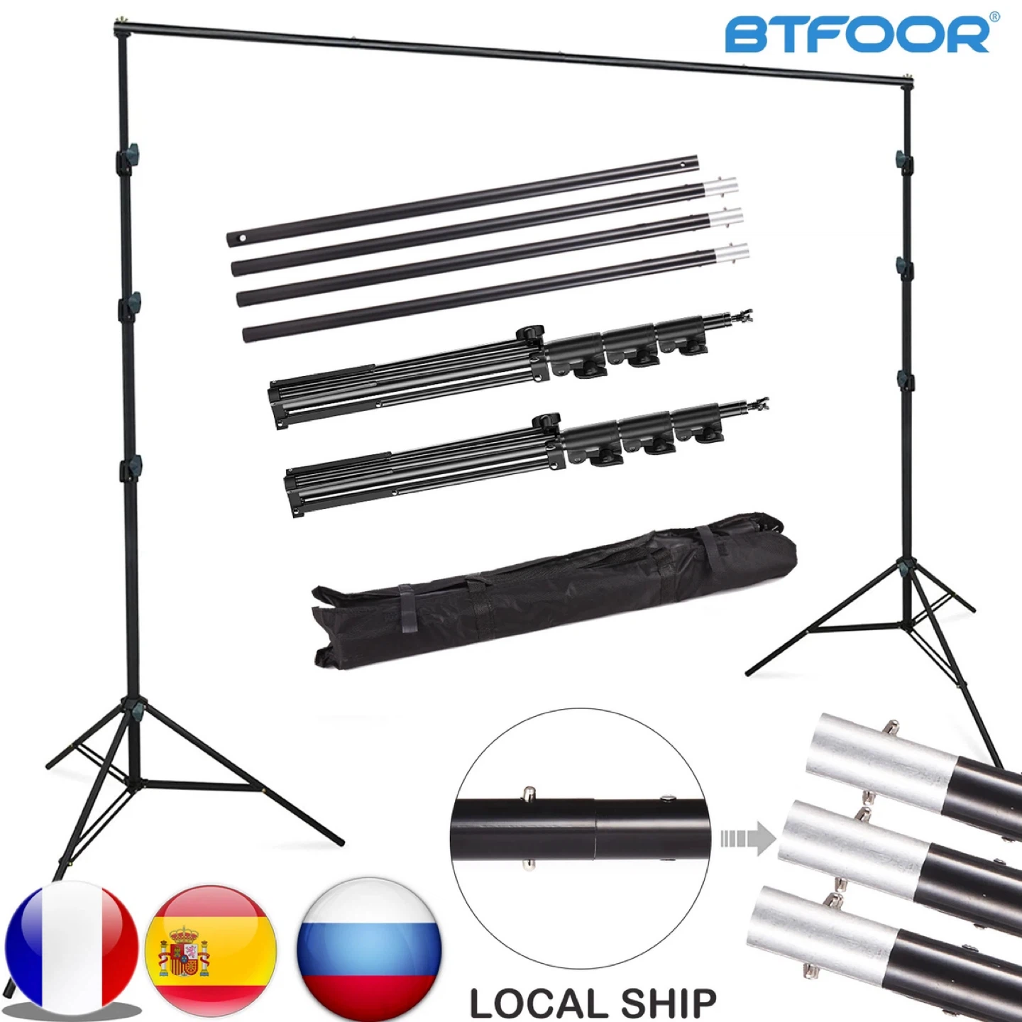 Photo and video lighting plus backdrop stands. - photo 4