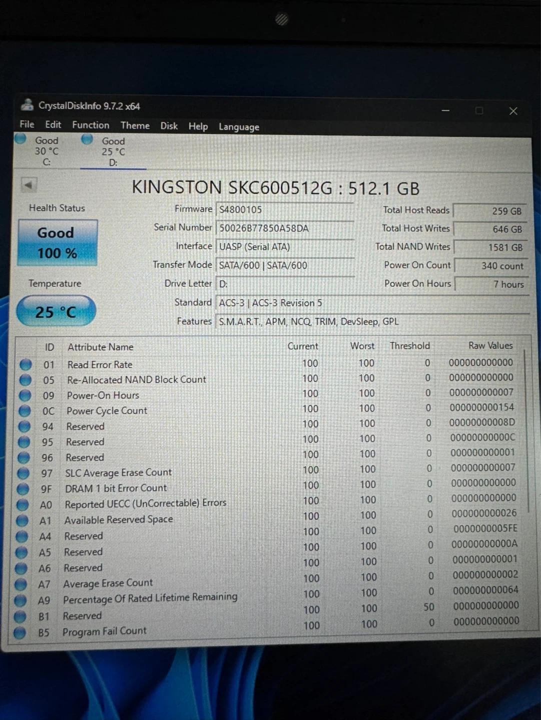 New Kingston 512 GB SSD 2.5 - photo 2