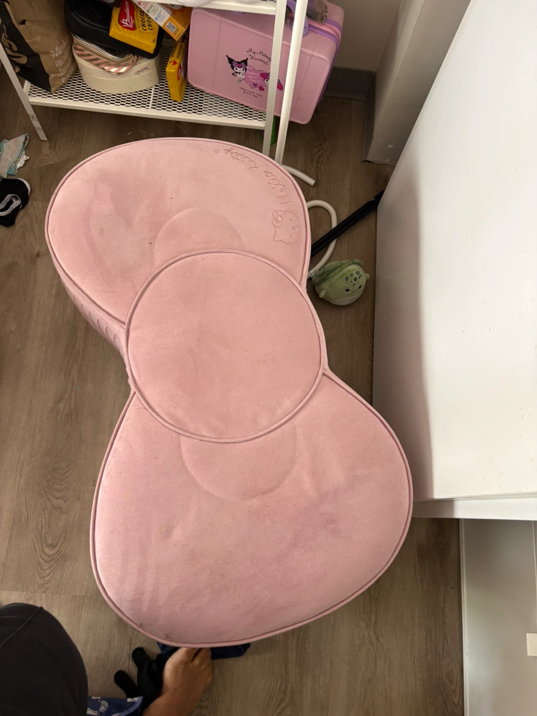 Pink Hello Kitty Storage Ottoman