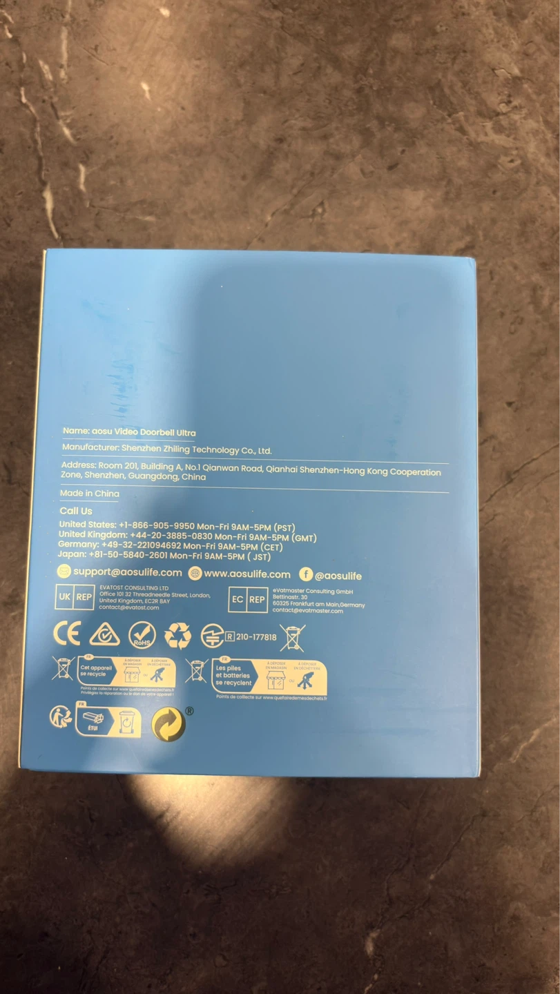 Aosu Smart Video Doorbell - NEW - WiFi Security Camera - photo 5