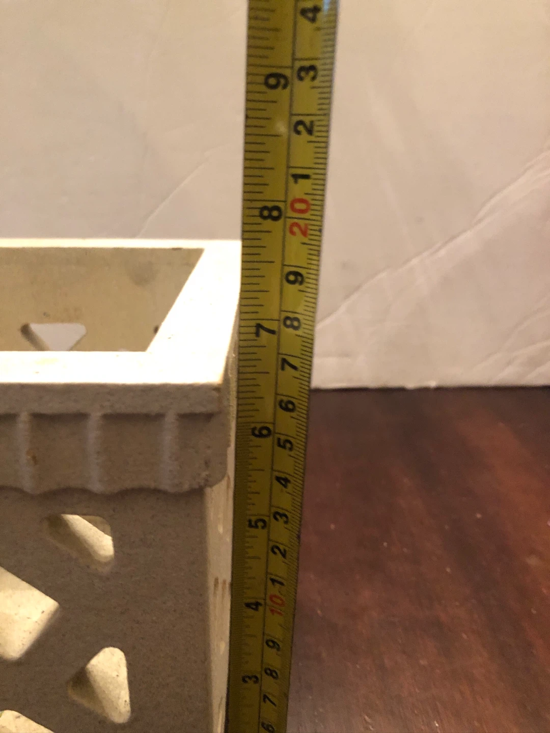 White Plant Pot Holder Box. - photo 2