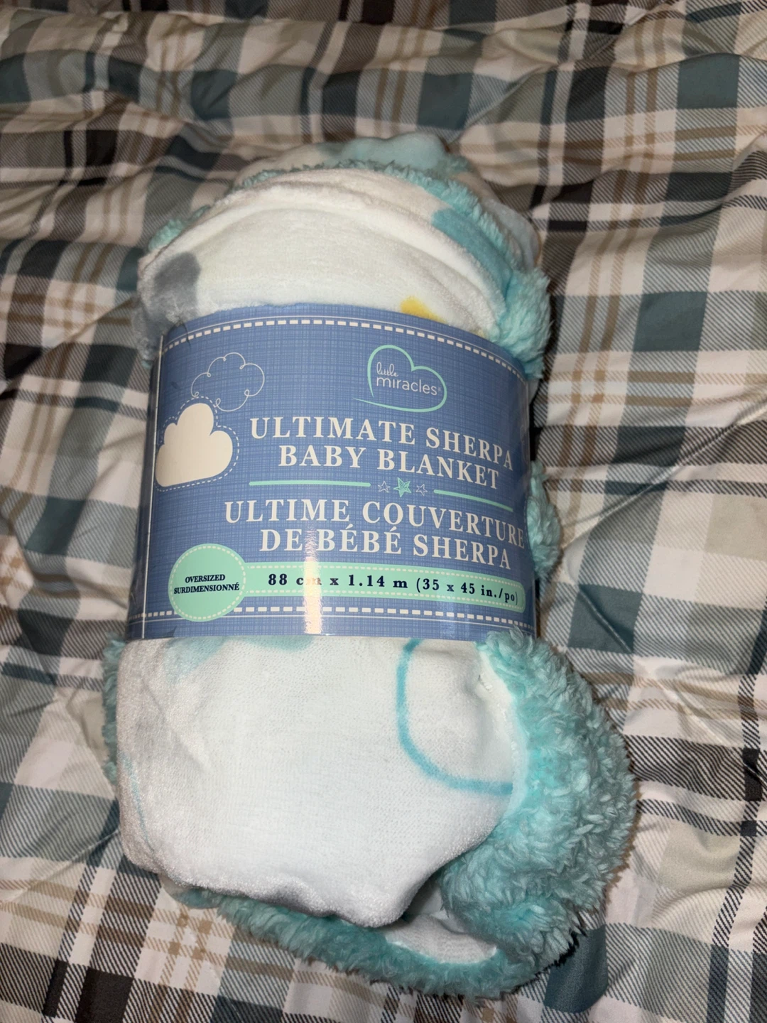 Little Miracles Ultimate Sherpa Baby Blanket