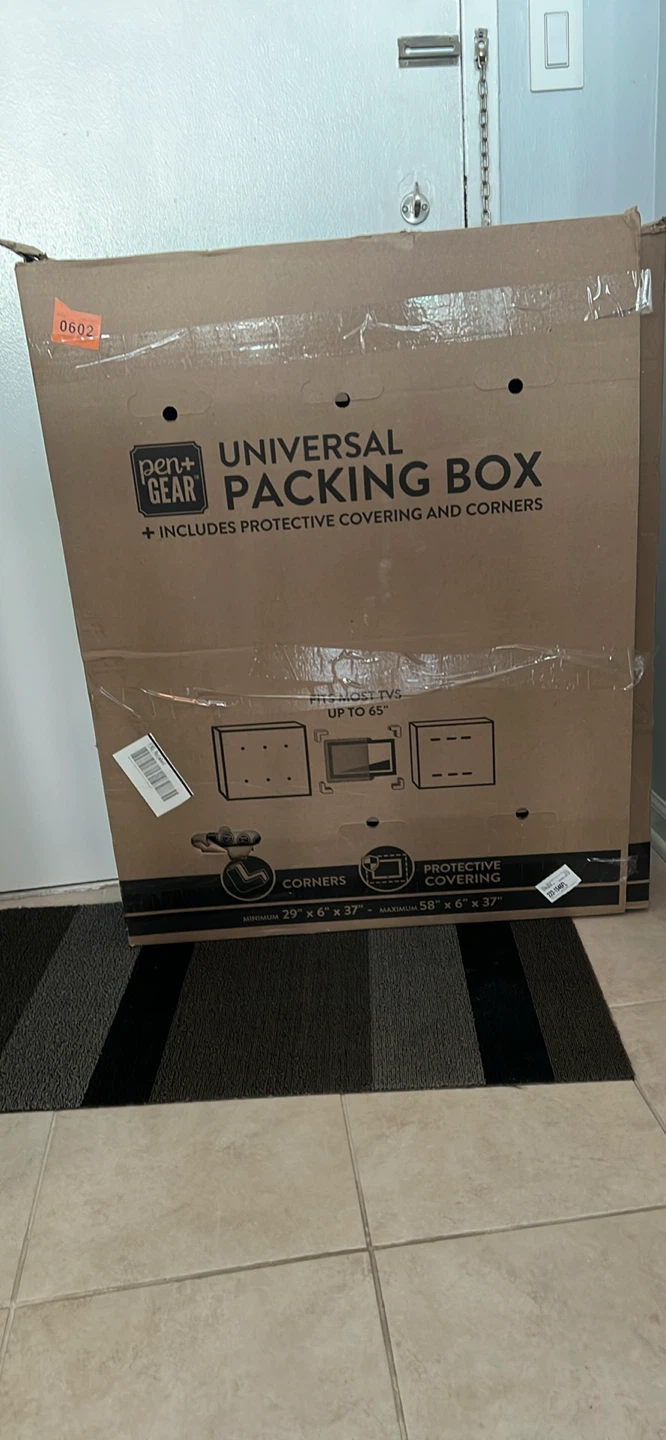 Pen+Gear Universal Packing Box for TVs up to 65"