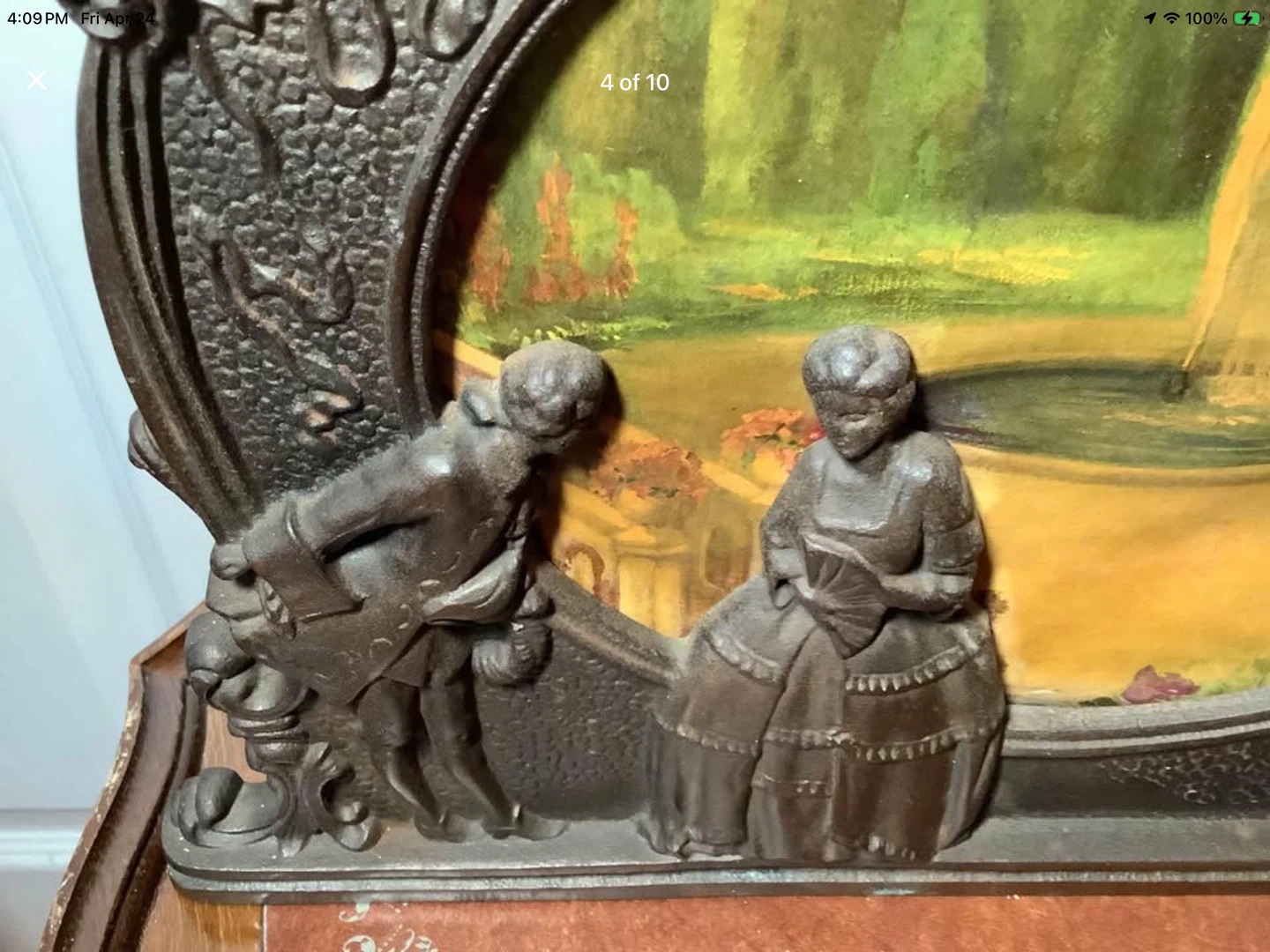 1932 Scene in Action Colonial Fountain Motion Lamp 🐞 - photo 4