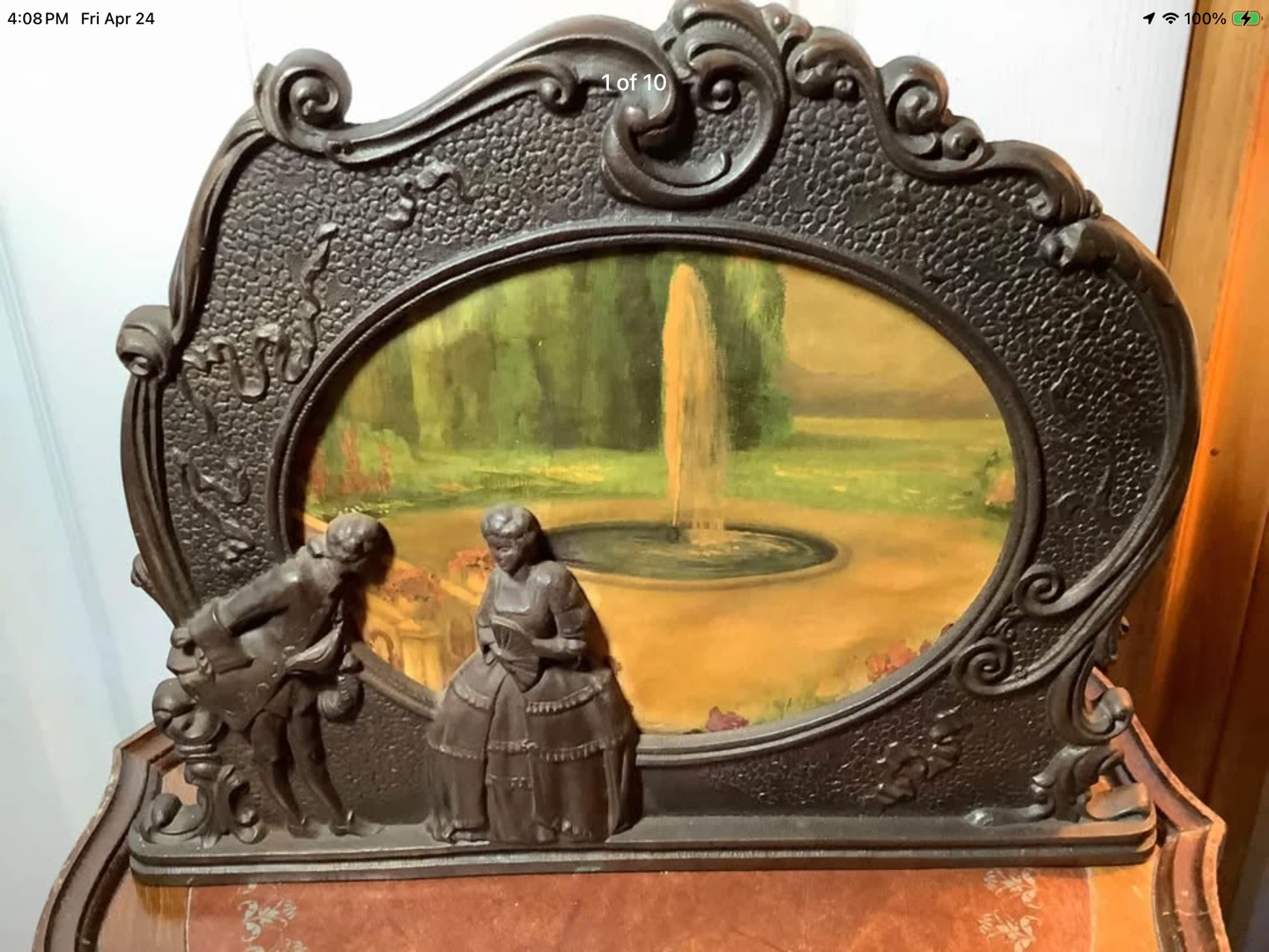 1932 Scene in Action Colonial Fountain Motion Lamp 🐞