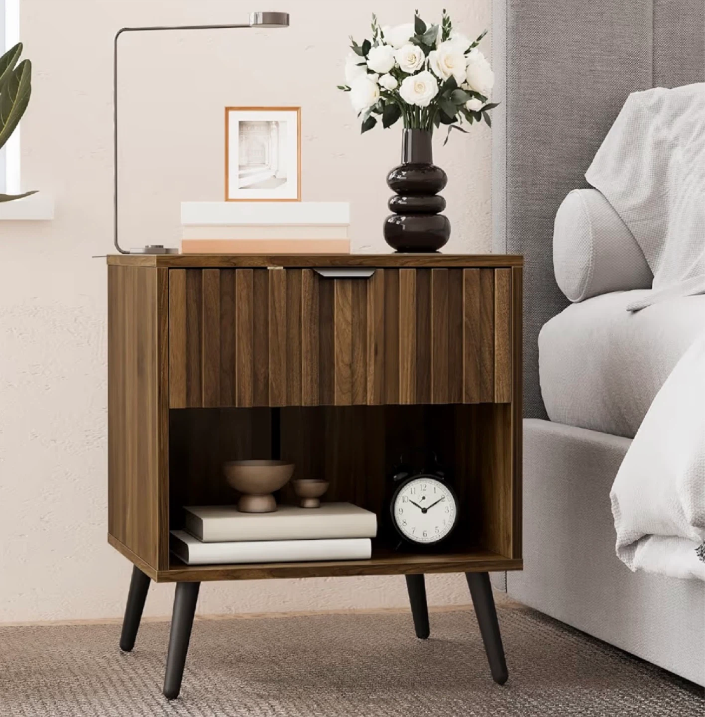 Modern Nightstand with Drawer