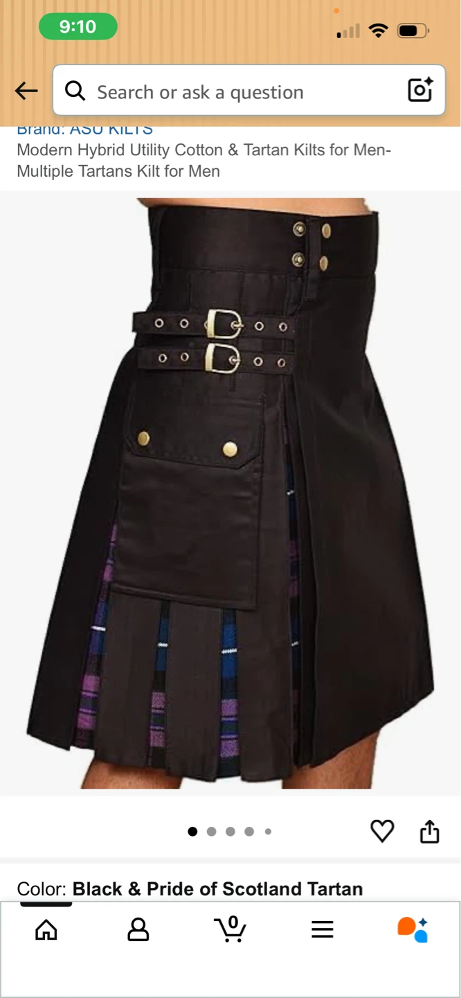 ASU Kilts Men's Modern Hybrid Utility Kilt - photo 3
