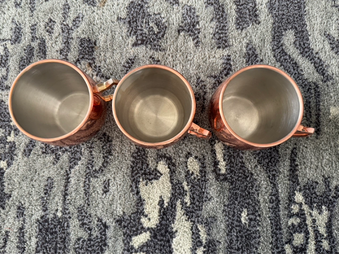 Set of 3 Copper Moscow Mule Mugs - photo 2