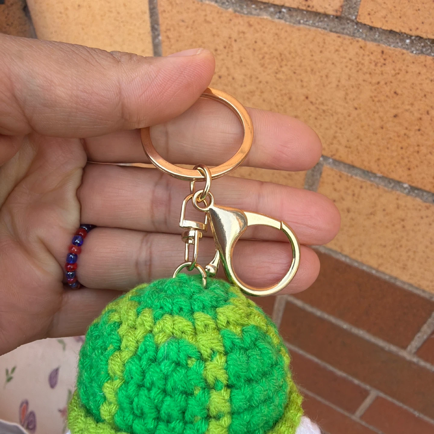 New handmade crochet turtle key chain🌱 - photo 2