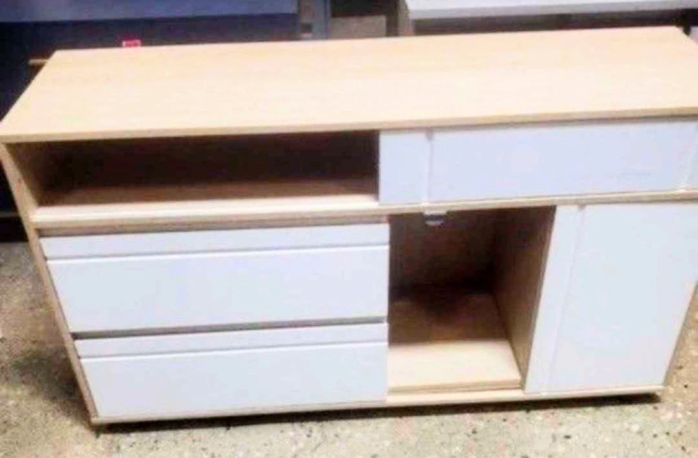 New Sideboard Buffet Storage Entryway Cabinet Credenza - photo 4