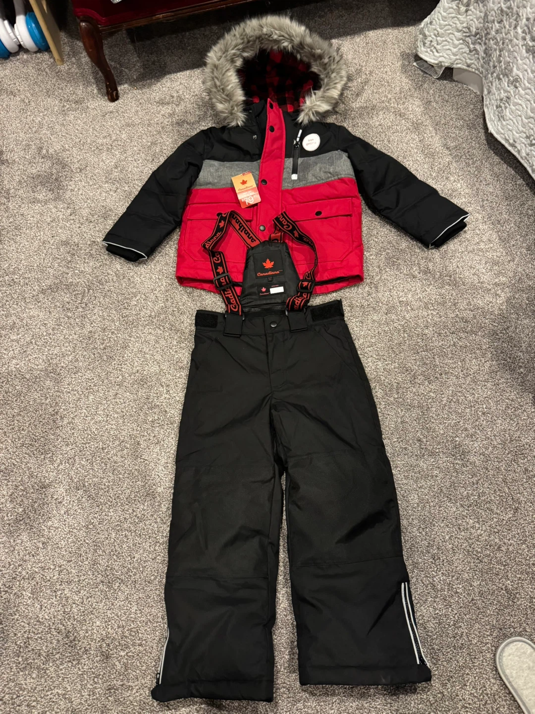 S/P(6) Canadiana Boys Winter Ski Suit Set