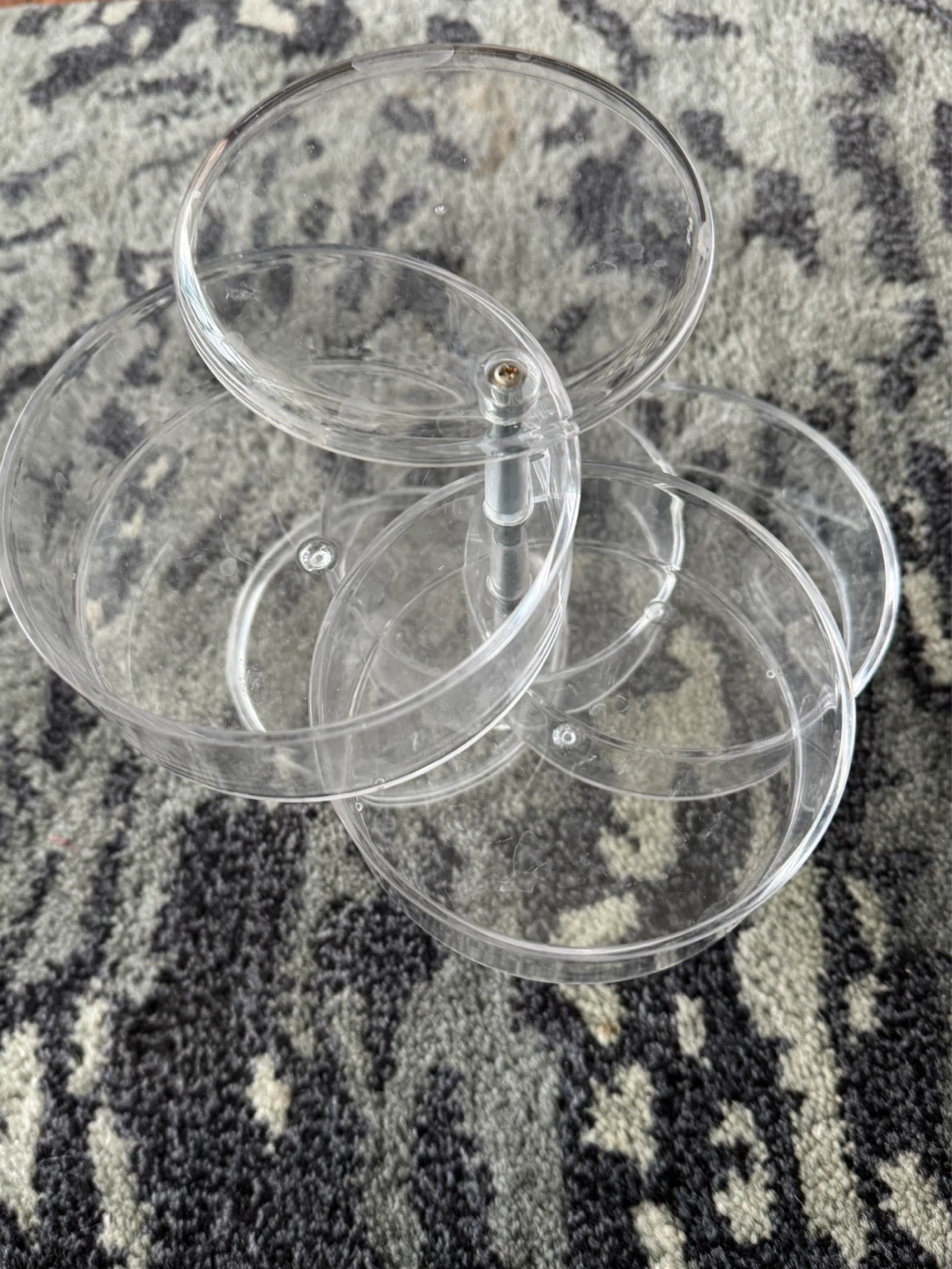 Clear Plastic 4-Tier Rotating Jewelry Organizer - photo 4