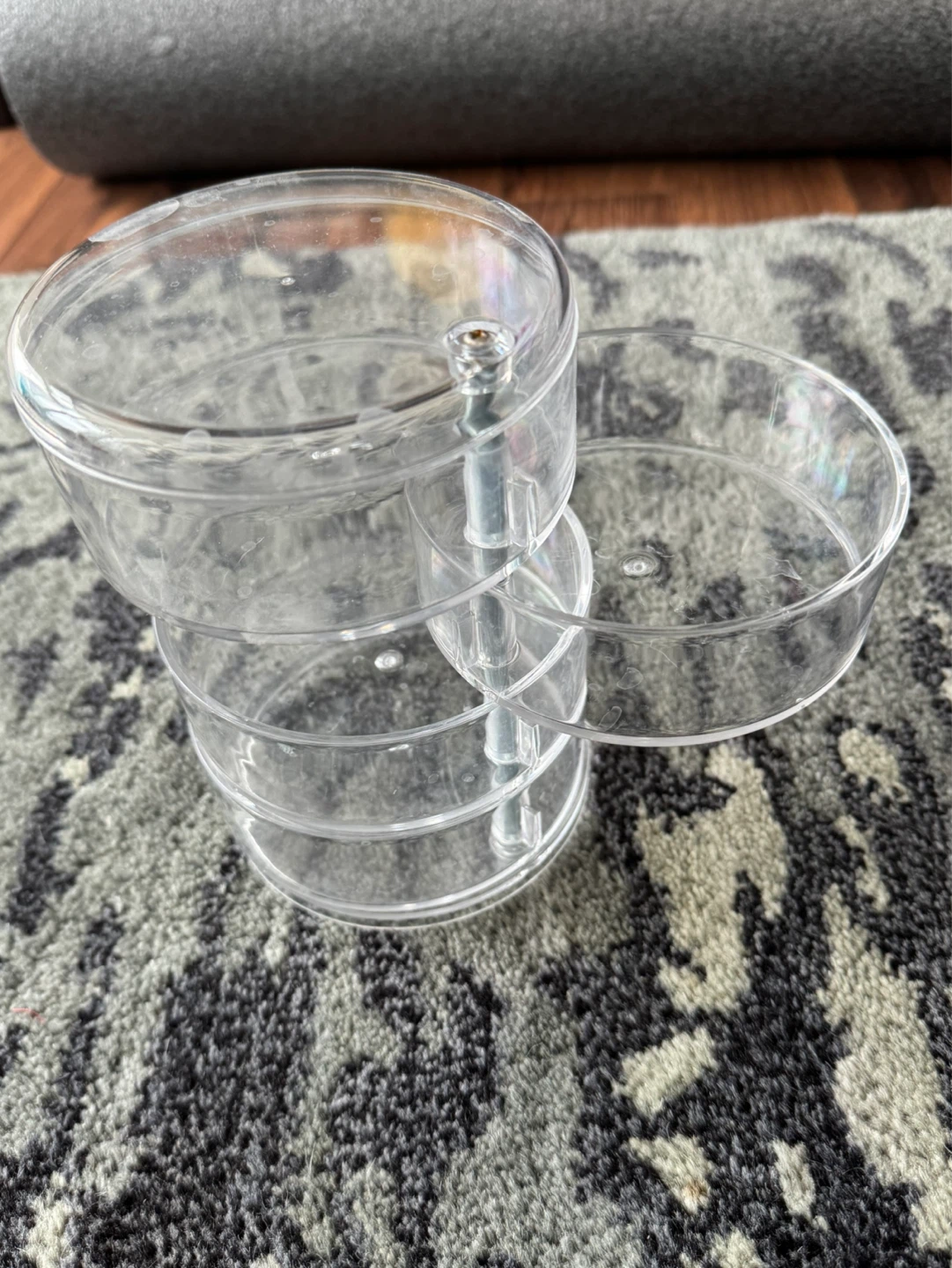 Clear Plastic 4-Tier Rotating Jewelry Organizer - photo 2