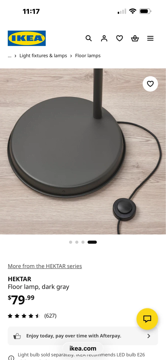 2 IKEA Hektar Floor Lamp - Dark Gray - photo 4