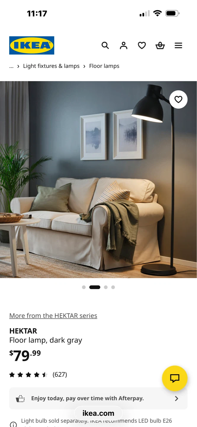 2 IKEA Hektar Floor Lamp - Dark Gray - photo 2
