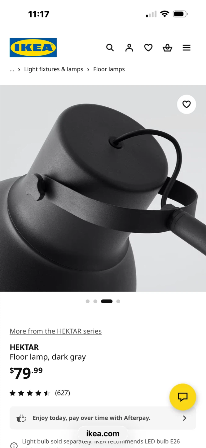 2 IKEA Hektar Floor Lamp - Dark Gray - photo 3