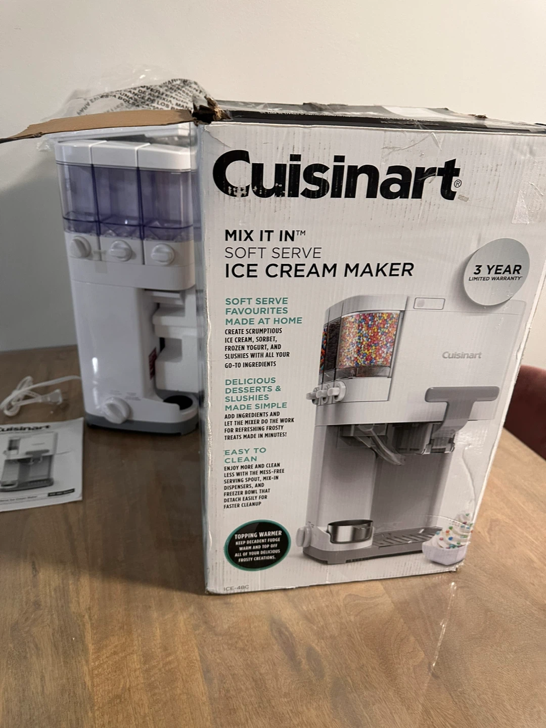 Cuisinart Mix It In Soft Serve Ice Cream Maker
