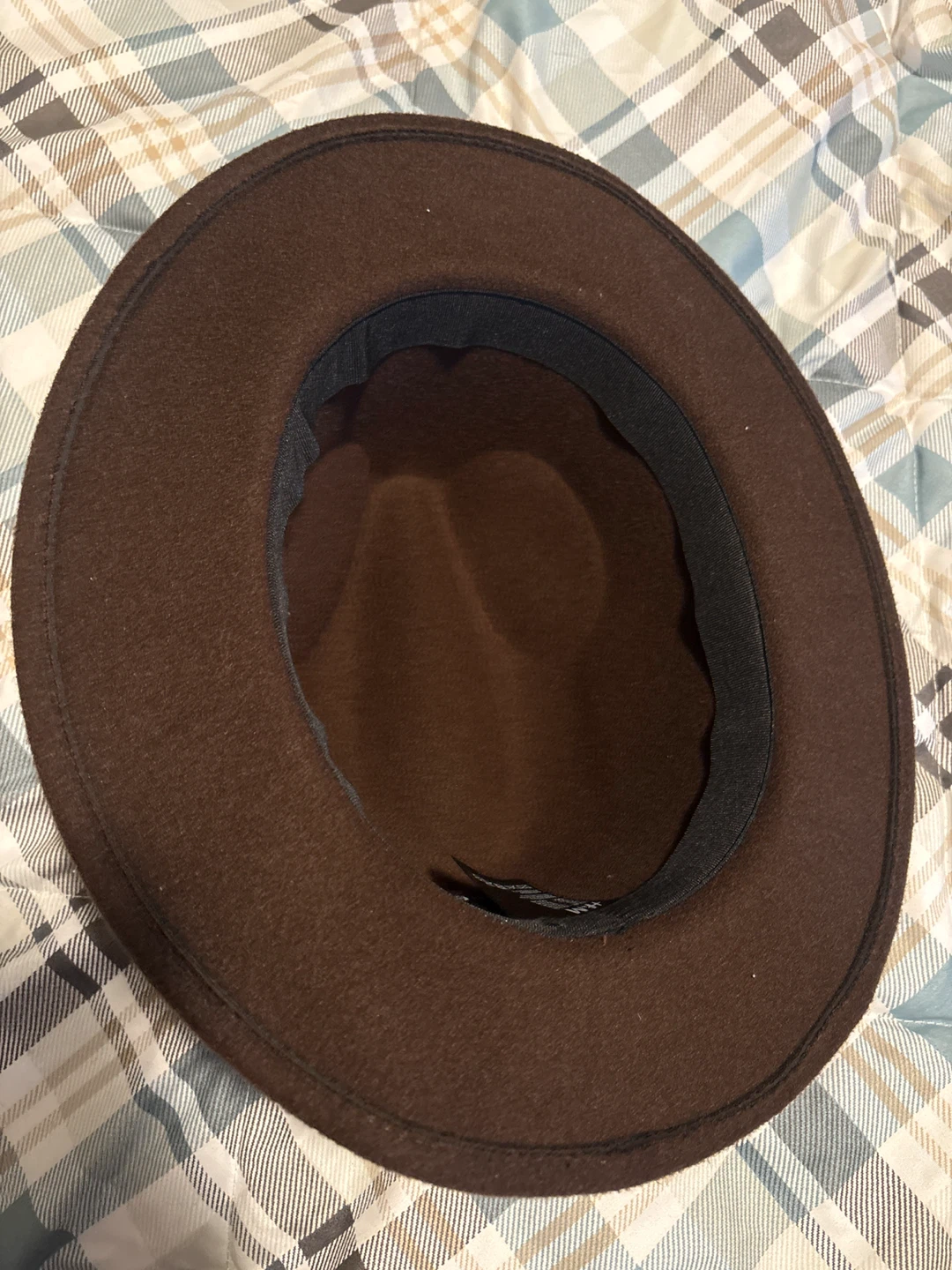 H&M Brown Felt Fedora Hat Size M/58 - photo 3