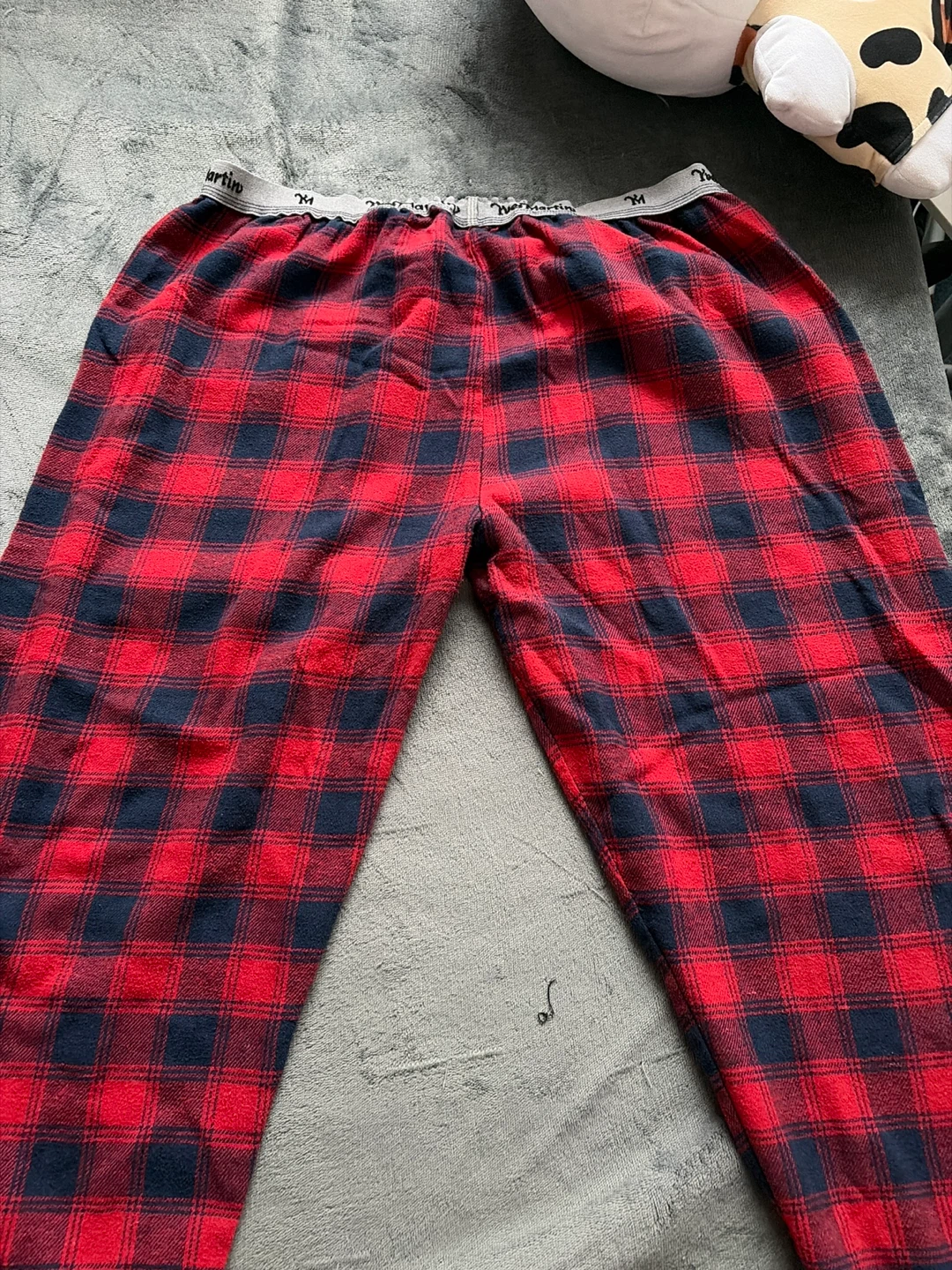 Red and Blue Plaid Pajama Pants