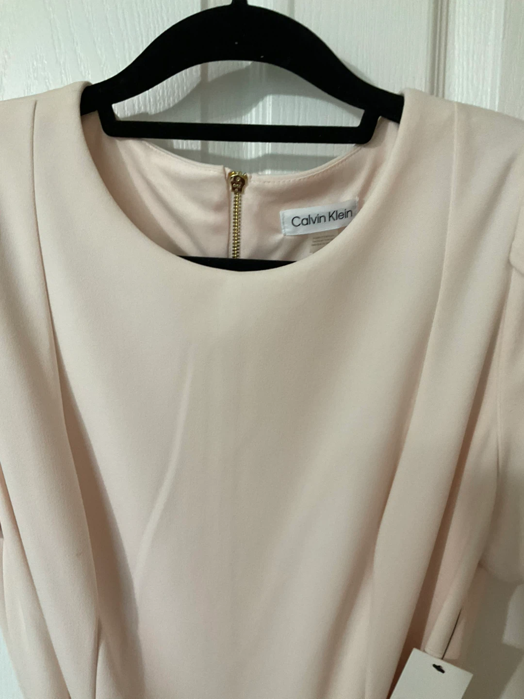 Calvin Klein Women's Jumpsuit - Blush Pink, Size 12 - photo 3