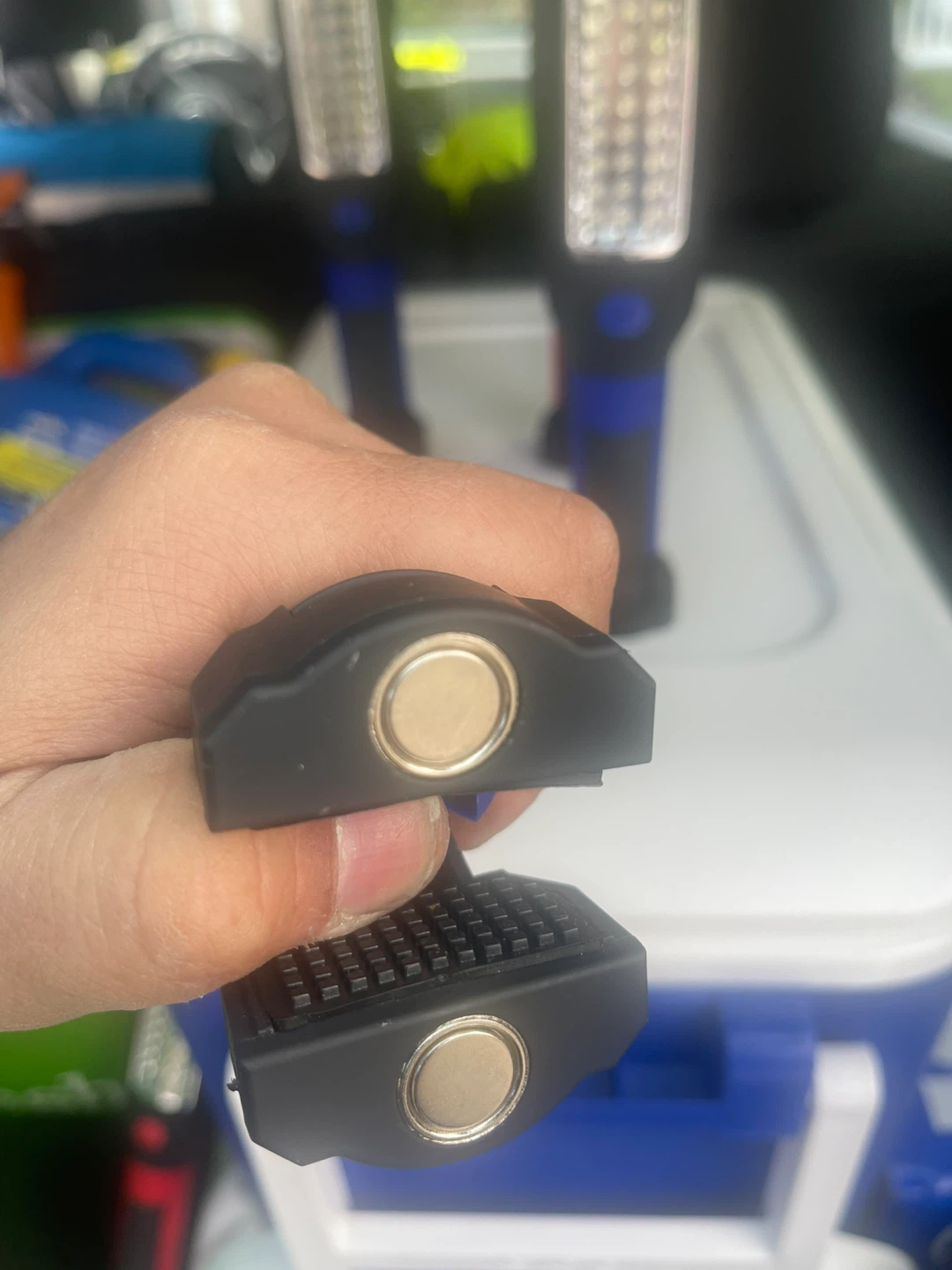 LED Work Light with Magnetic Base (Set of 4)