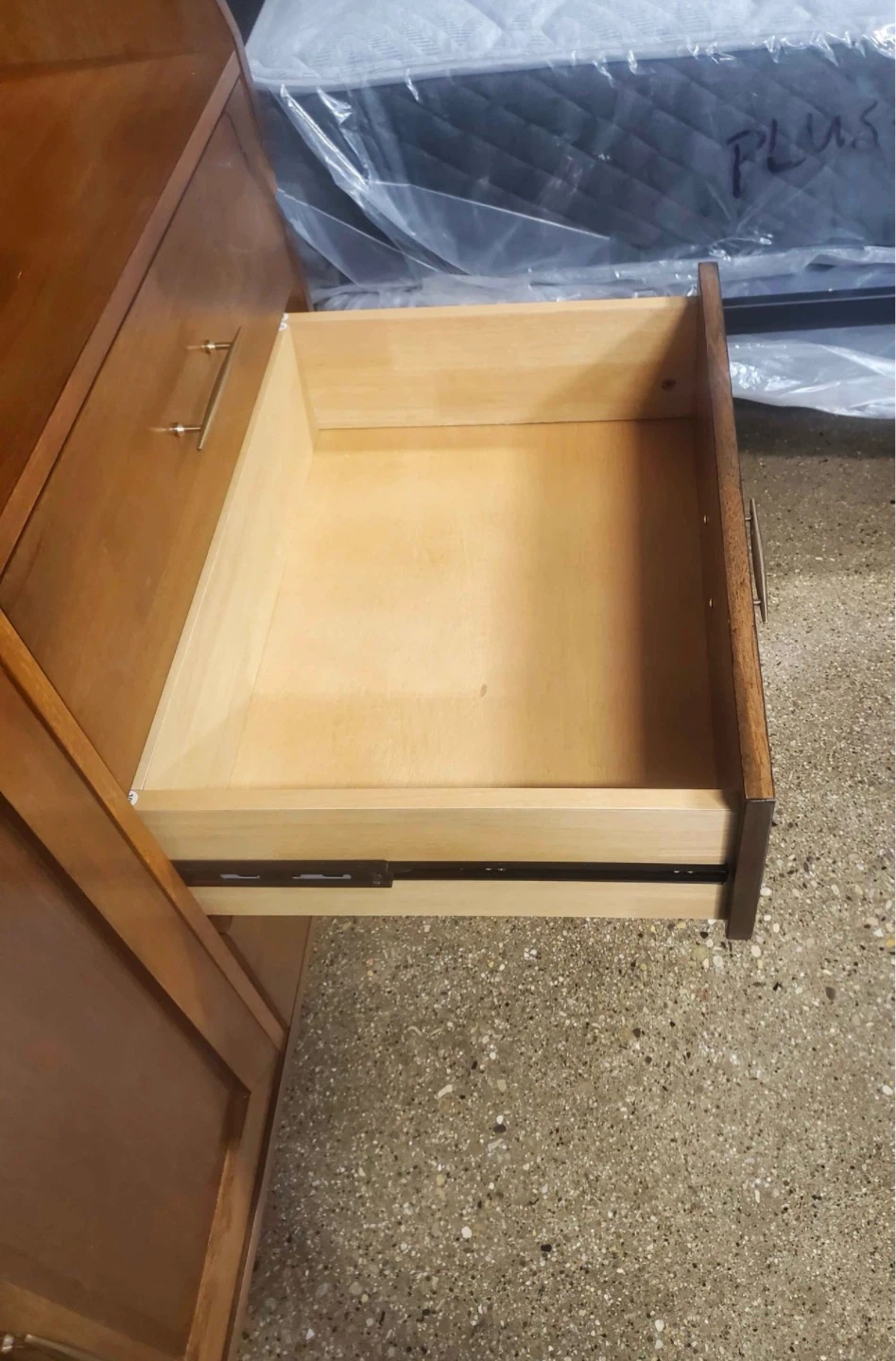 New Mid Century Modern Highboy Storage Display Buffet - photo 5