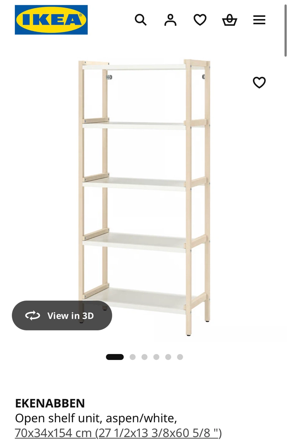 IKEA EKENABBEN Shelf - photo 2