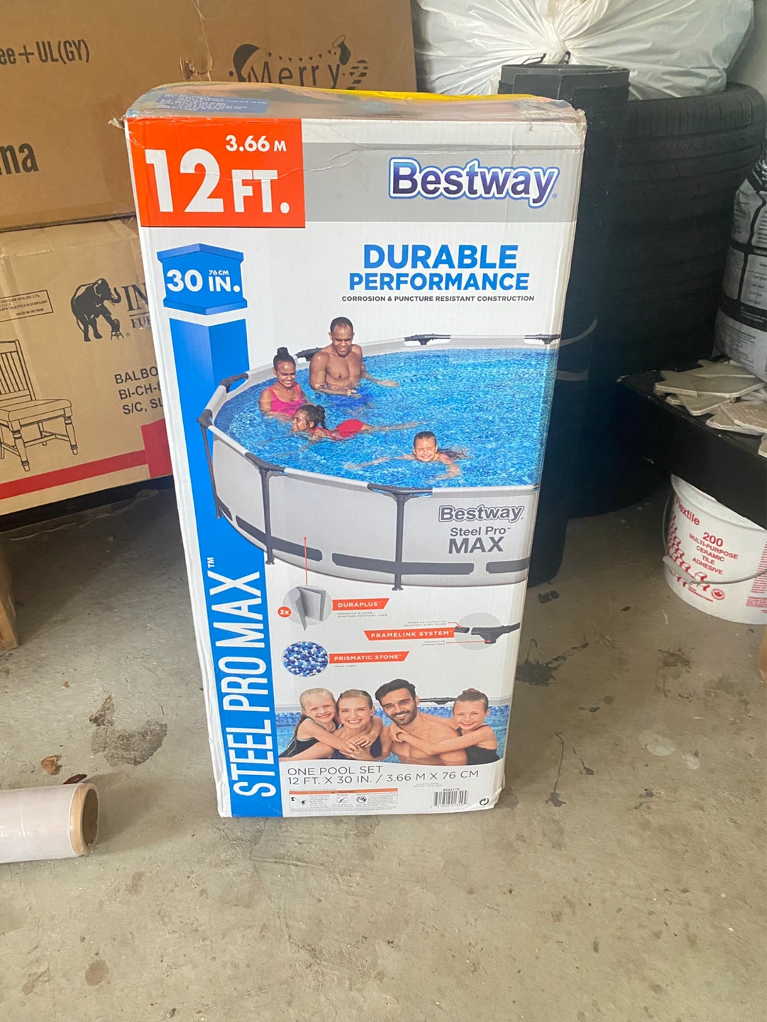 Bestway Steel Pro MAX 12 ft. x 30 in. Pool Set