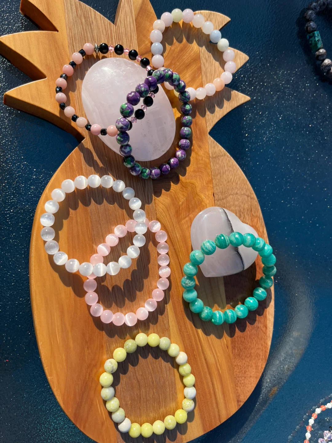 Assorted Gemstone Beaded Bracelets