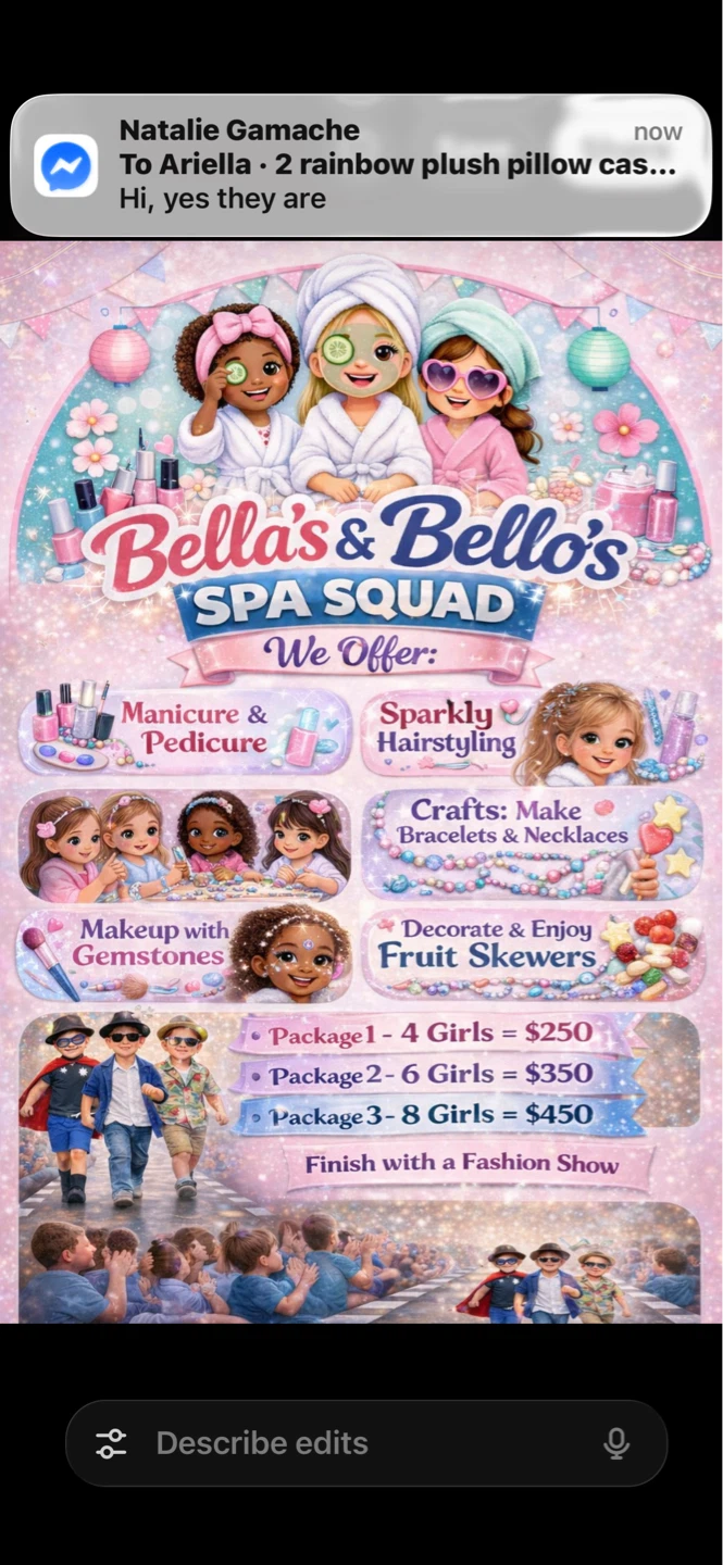 Bella's Pink Sparkle Spa Party Decorations - photo 3