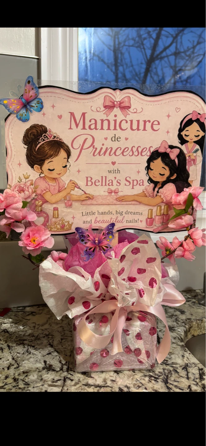 Bella's Pink Sparkle Spa Party Decorations - photo 2