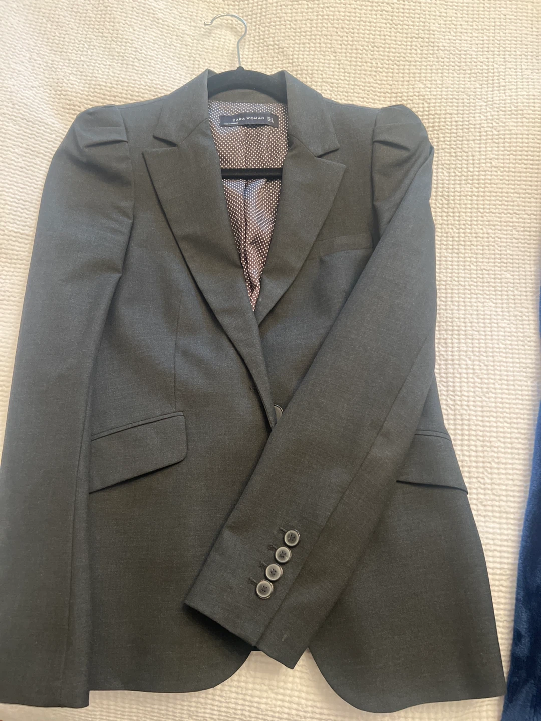 ZARA WOMAN Grey Blazer - Size S - photo 2