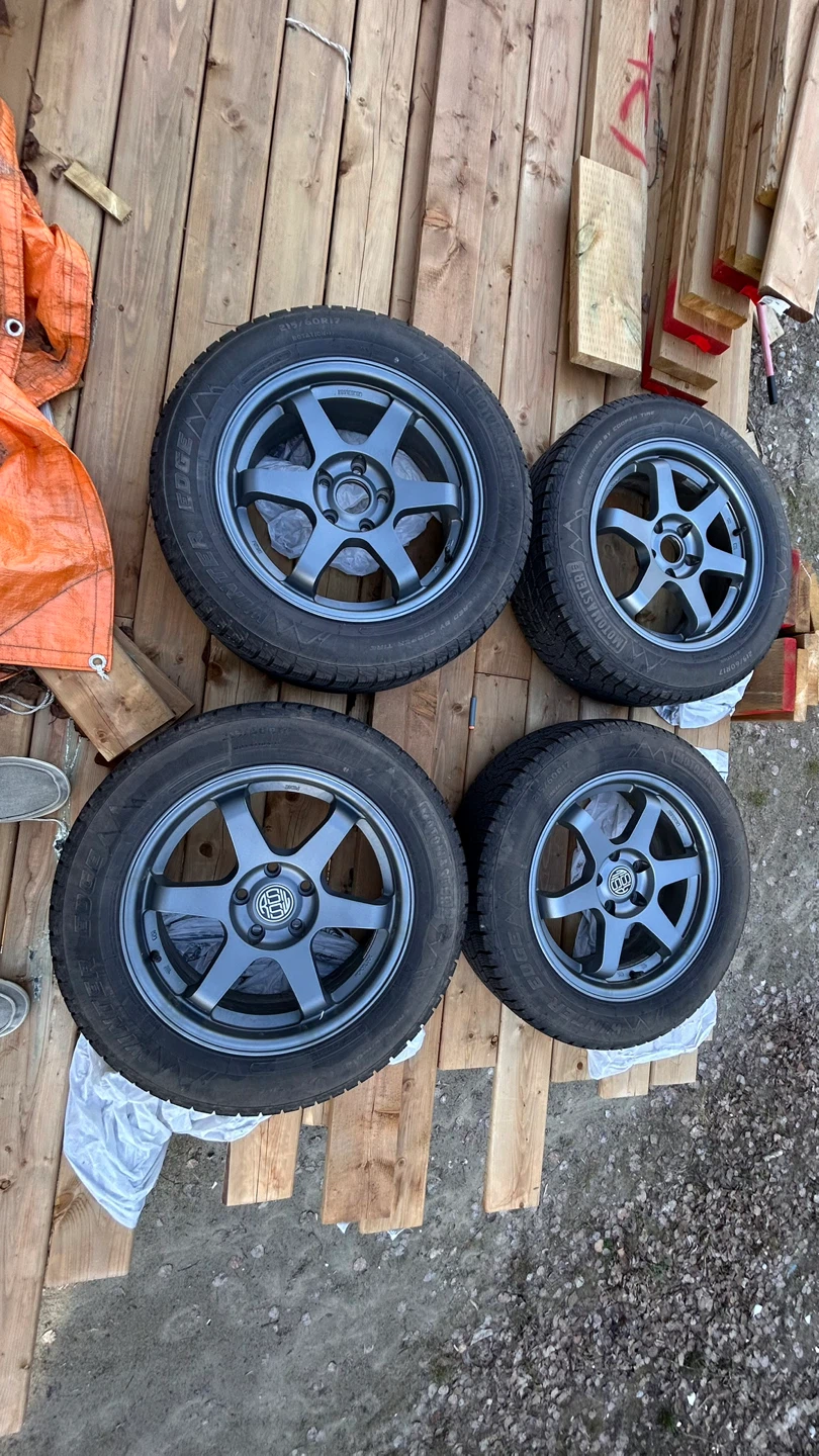 18" Motomaster Winter Tires with Grey Rims (Set of 4)