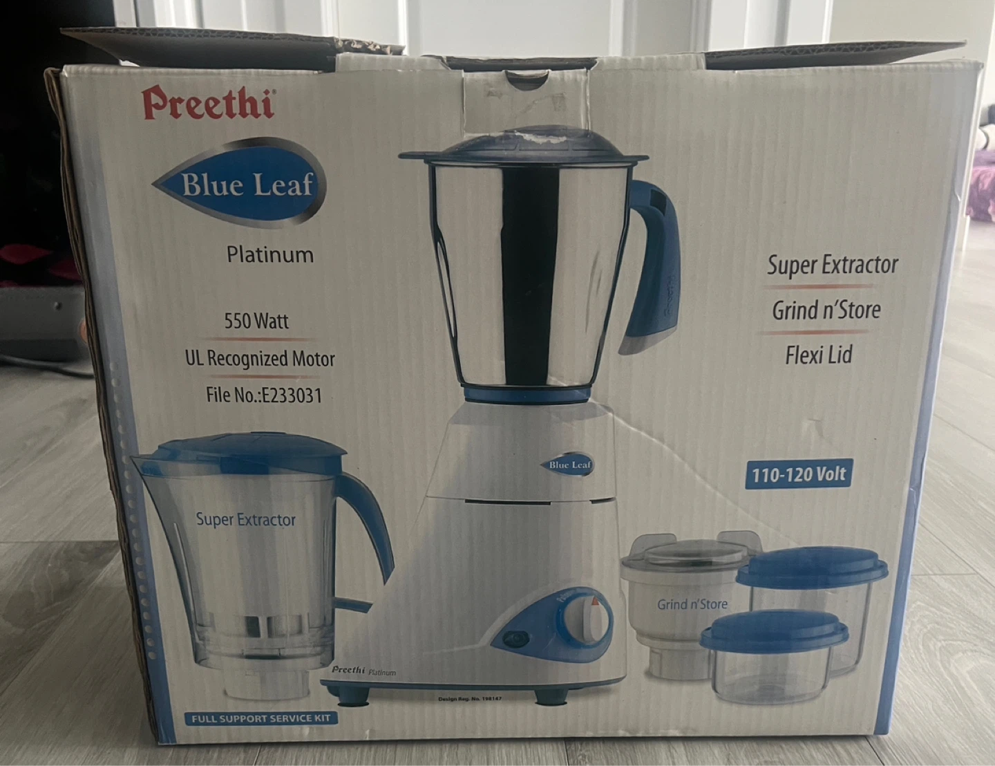 Preethi Blue Leaf Platinum Mixer Grinder - photo 2
